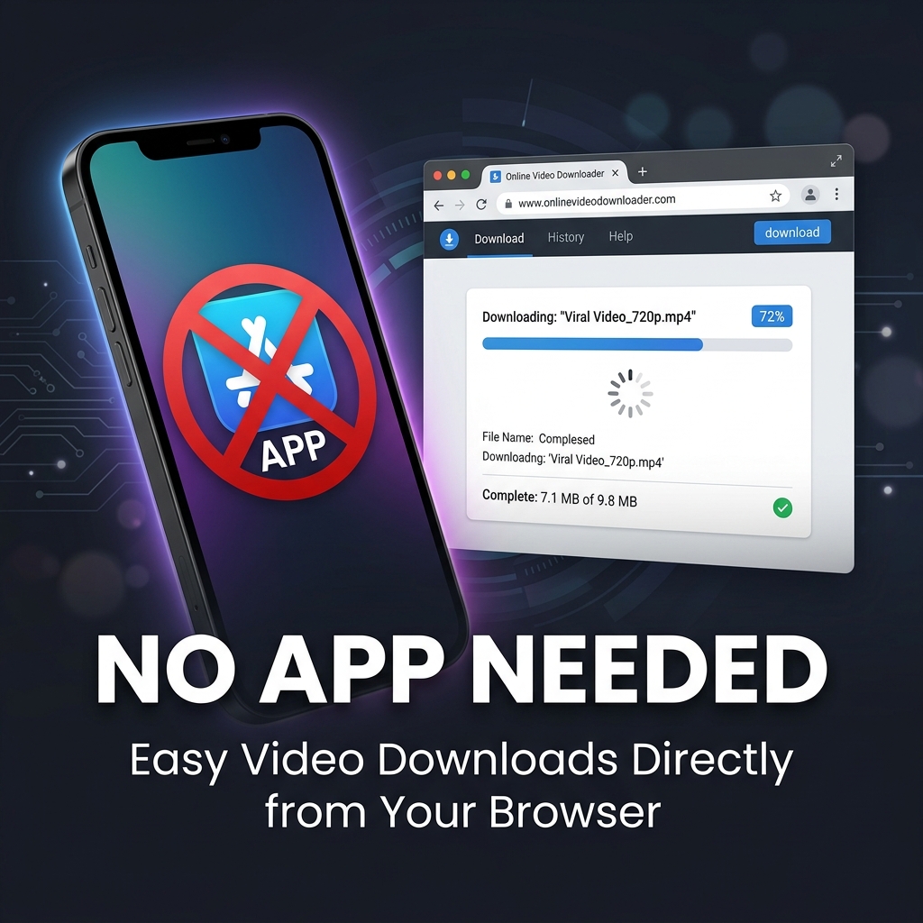 Online Video Downloader Without App — No Install Needed (2026)