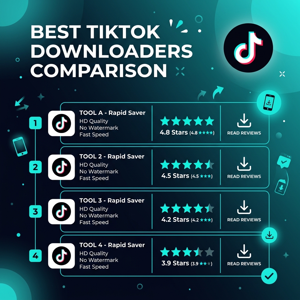 7 Best TikTok Video Downloaders in 2026 — Free & Safe (Tested)