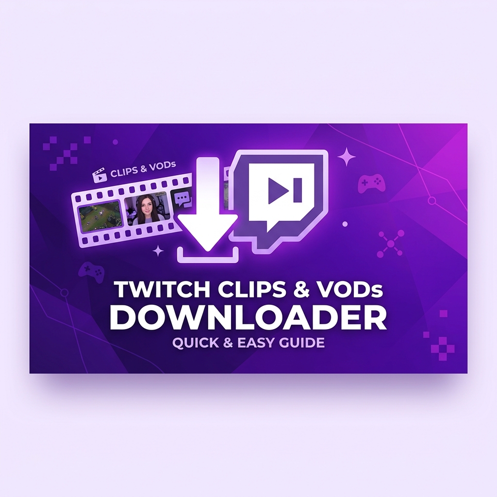 How to Download Twitch Clips & VODs in HD — Free Guide (2026)